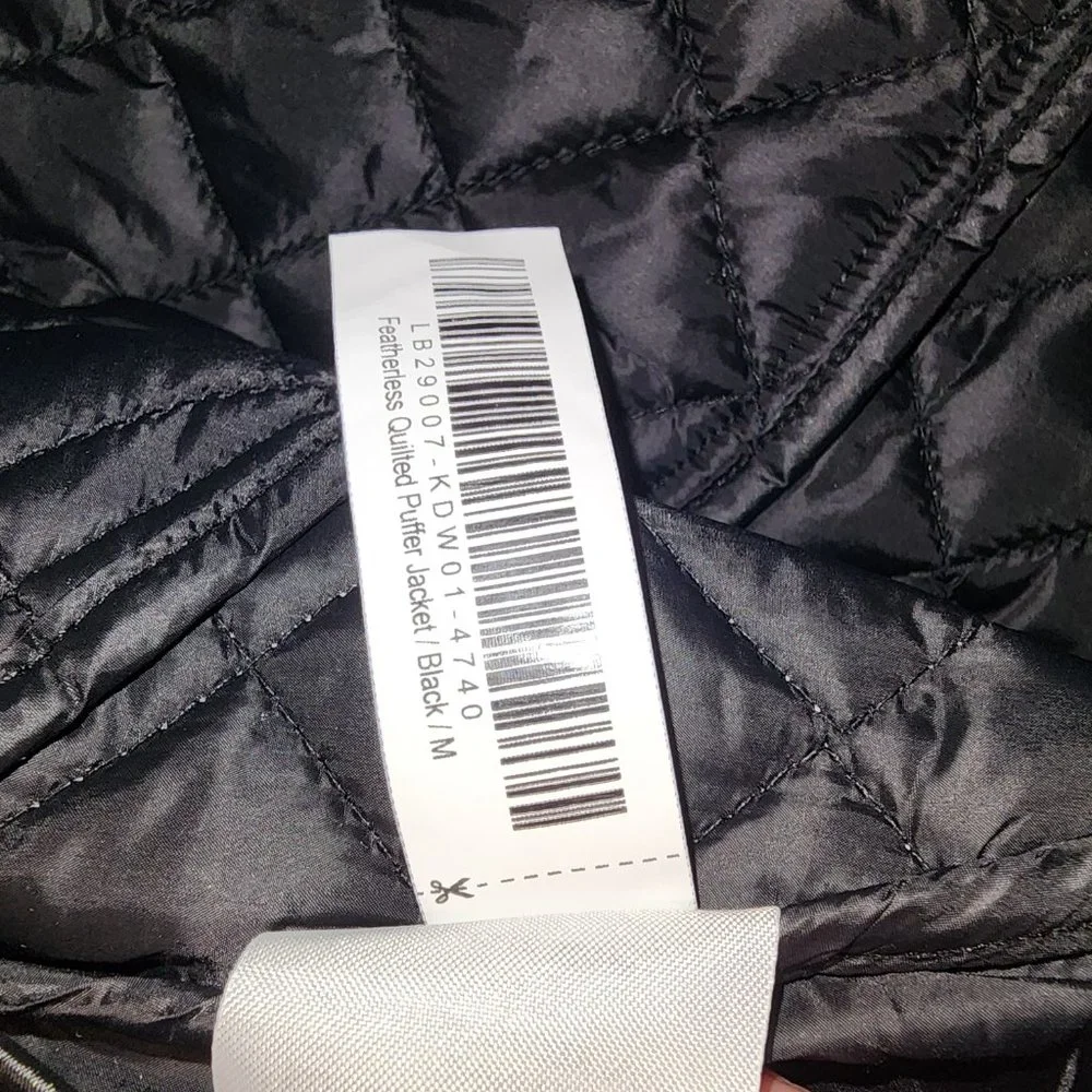Quince Featherless Quilted Puffer Jacket NWT Black Small - Picture 10 of 10